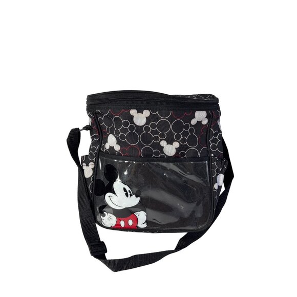 Disney Baby Mickey Mouse Diaper Bag Adjustable Strap Zipper Closure - Picture 1 of 6